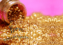 Paillettes dor&eacute;es pour un anniversaire inoubliable